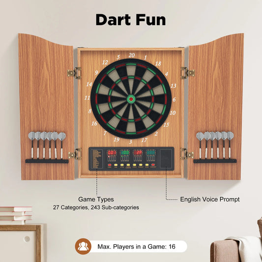 Electronic Dart Disc With Auto Scoring And LED Displays
