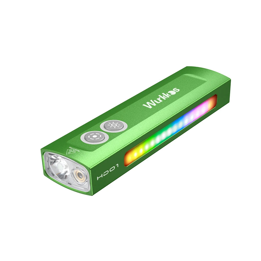 Wurkkos HD01 1200 Lumen Rechargeable Flashlight With RGB