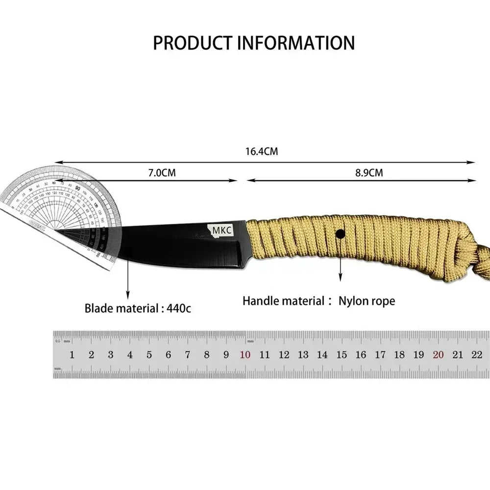 DIY Supplies Multifunctional Carving Knife Outdoor EDC Survival Tool Hiking