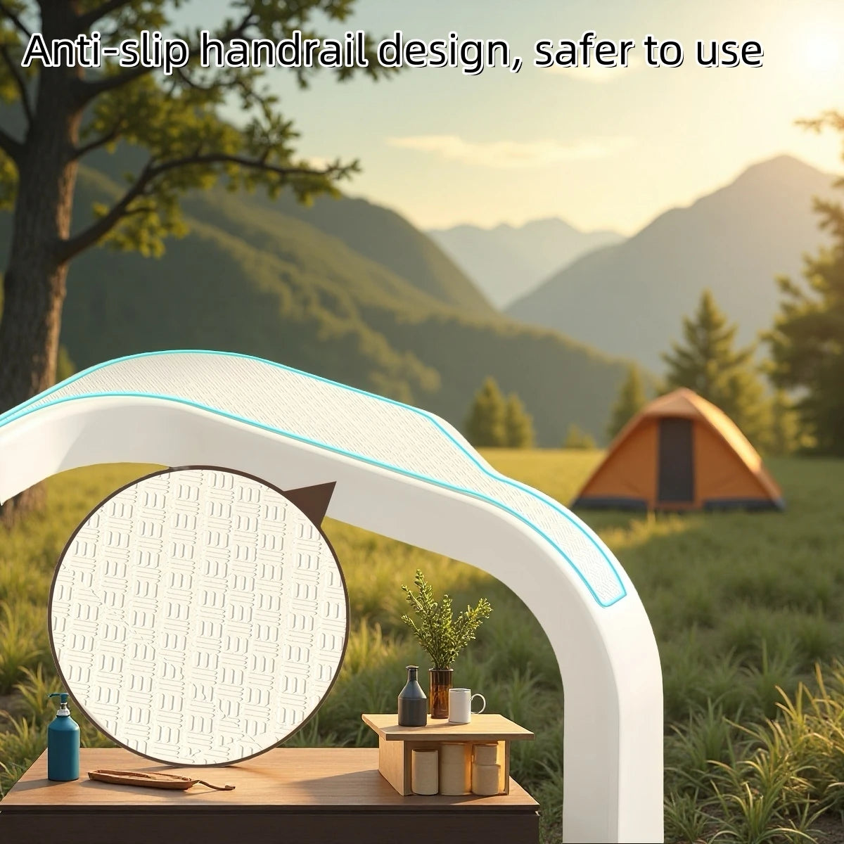 Rvtenrio Portable Camping Toilet for Outdoors and RV Travel