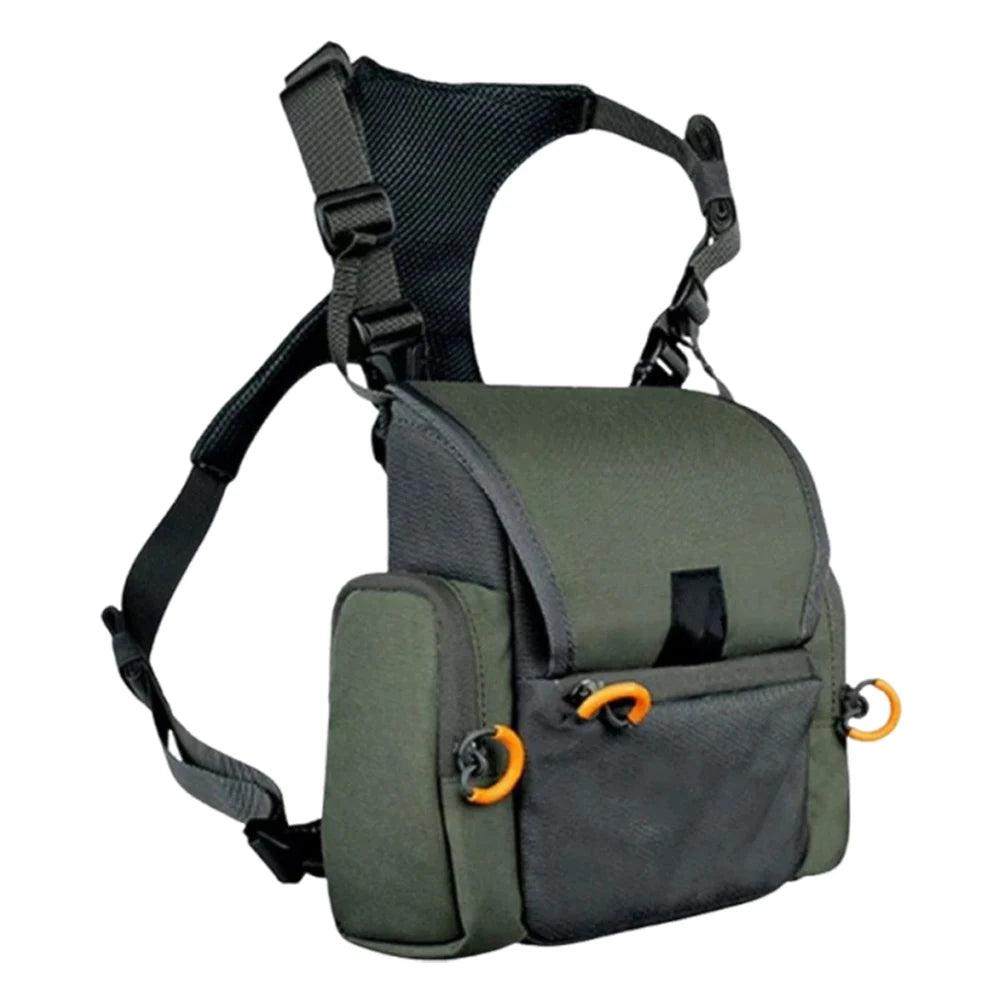 Binocular Harness Chest Pack With Rangefinder Pouch For Hunting