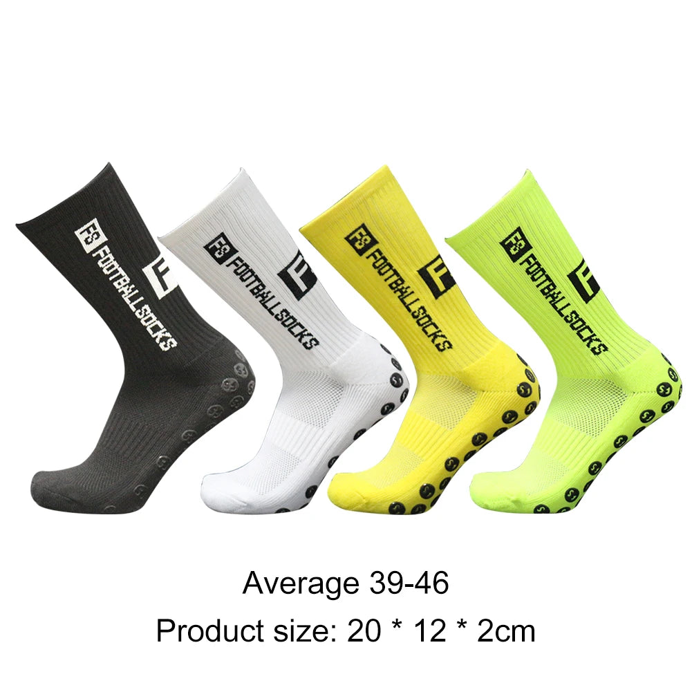Unisex Non Slip Soccer Socks With Silicone Suction Grips