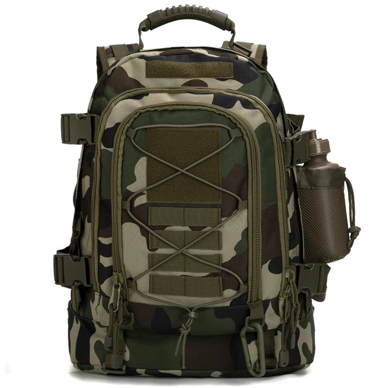 LQARMY Unisex Tactical Backpack Outdoor Hiking Camping Rucksack