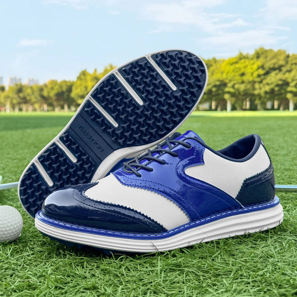 LenoxCN Men Golf Shoes Pro Sneakers Outdoor Footwear