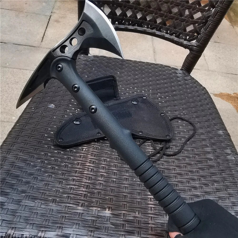 Survival Tomahawk Tactical Fixed Blade Hatchet For Camping And Hunting