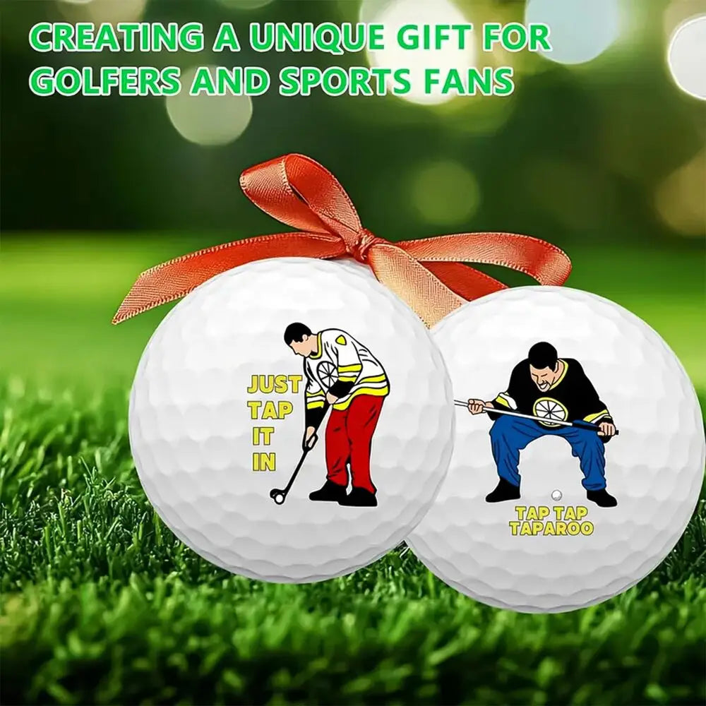 Hign-concerned Funny Golf Balls Gift Set 4 Count Pack